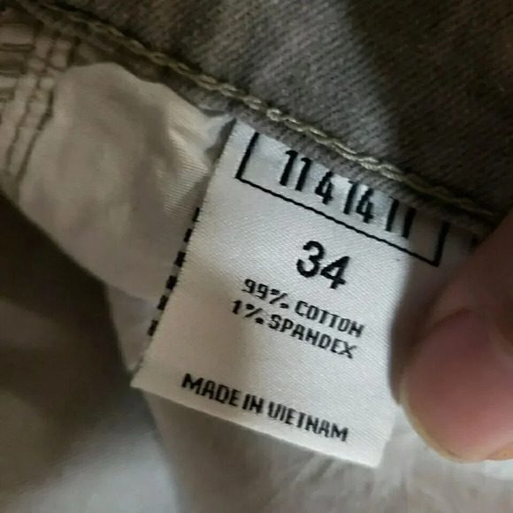 KDNK 11 4 14 11 Jeans Men 34 Gray Bleach Splatter Zip Leg Ripped Distressed - Picture 5 of 9